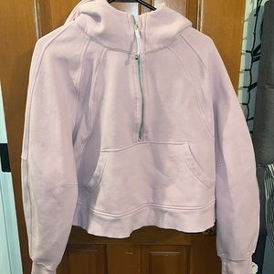 Oversized half zip lululemon scuba hoodie